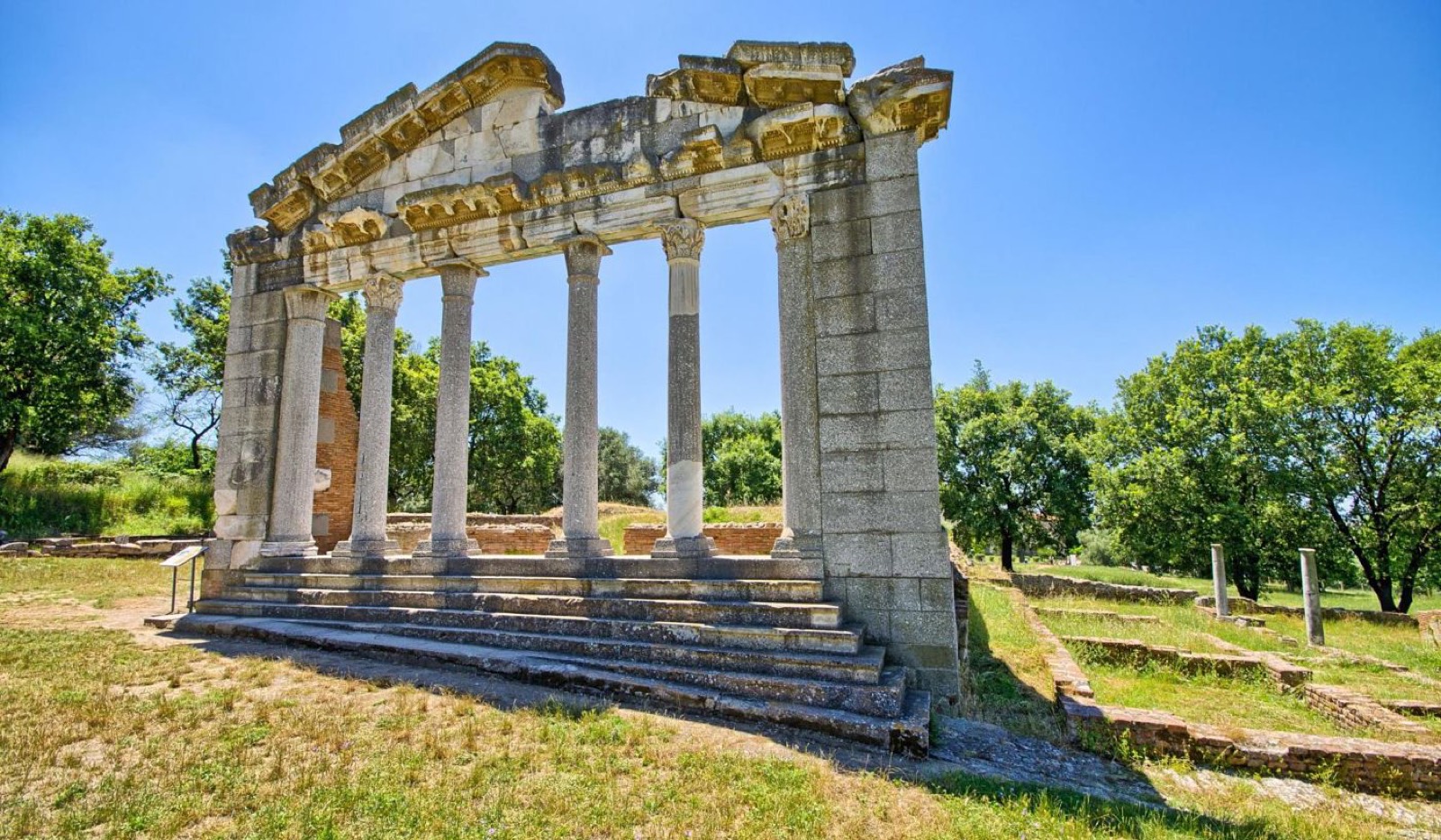 The ancient ruins of Apollonia, Albania
