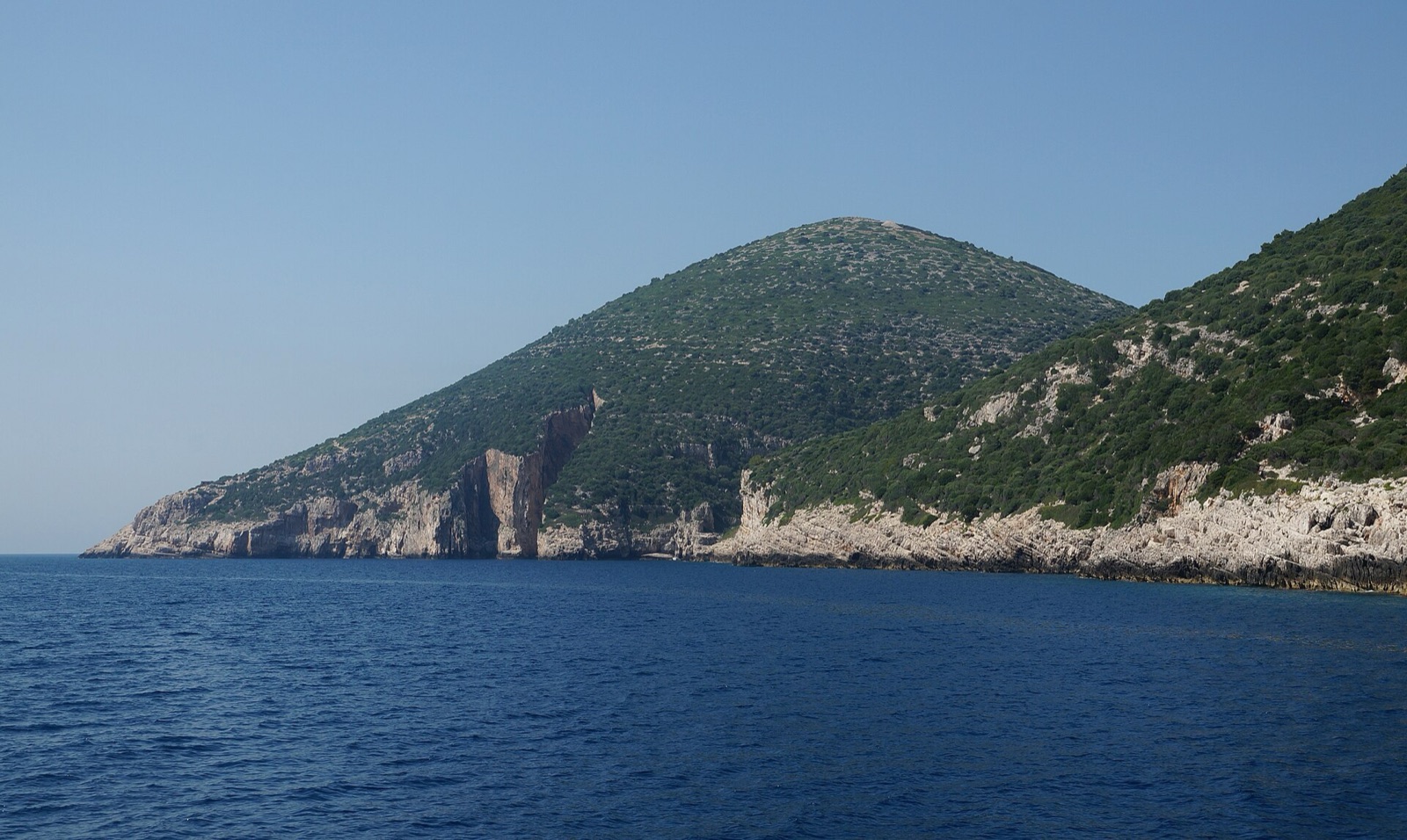 Two seas by boat